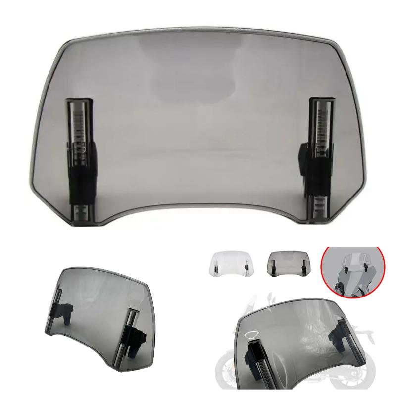 Universal Motorcycle Windshield Extension Adjustable SpoilerDeflector Fit For BMW F900R F900XR F650GS F700GS F800GS F650CS F800R