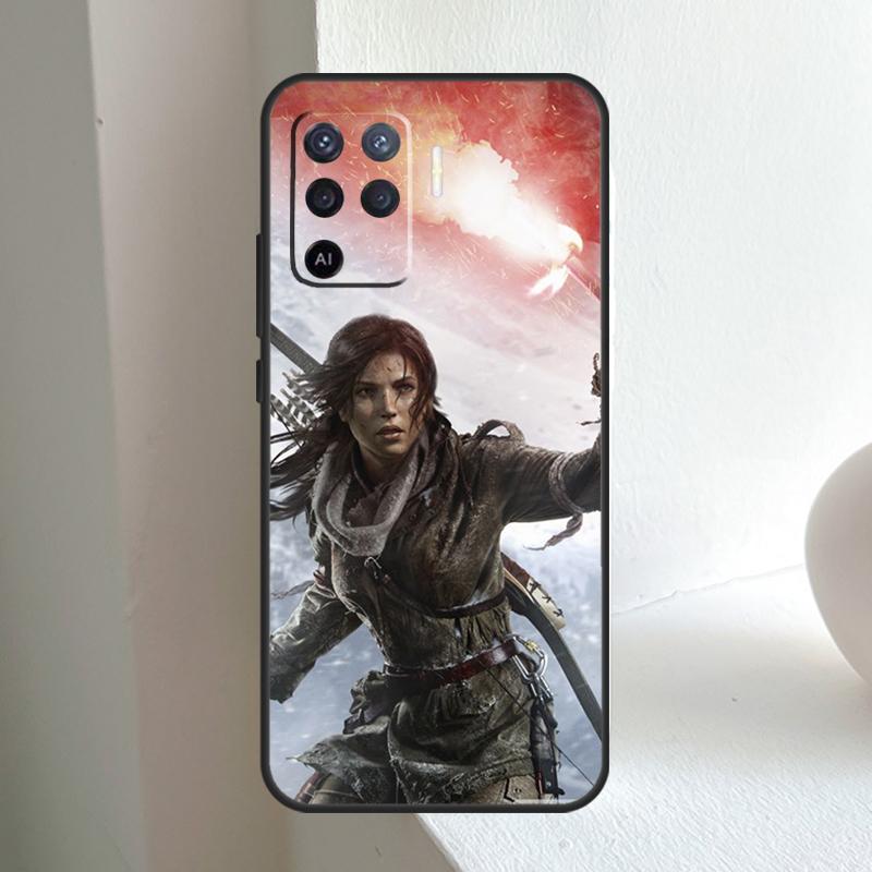 Lara Croft Tomb Raider For OPPO A80 A60 A40 A5 A6 Pro A15 A17 A57 A16 A76 A96 A18 A38 A58 A78 A98 A54 A74 A94 Case