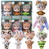 6Pcs/Set Kawaii Mini Reborn Baby Dolls With Clothes Cute Pocket Realistic Little Babies Girls Silicone Toys Birthday Gifts Kids