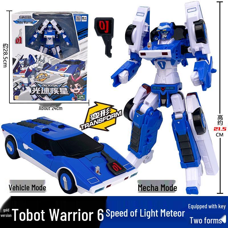 Тобот Сезон 6 Галактические Детективы Красный Камень Меха Трансформирующийся Робот Игрушка