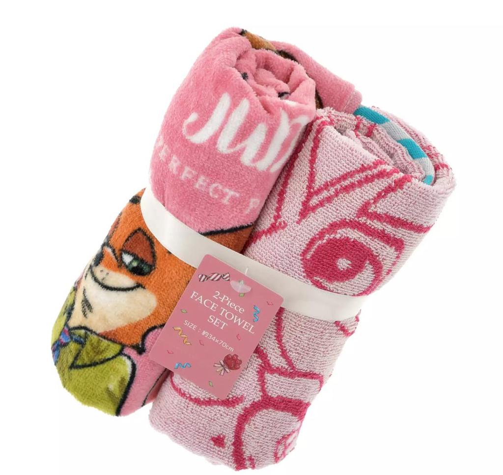 Disney Judy Hopps a Nick Wilde Sada ručníků na obličej ( Vánoční dárek ) Japonsko NOVÝ Disney Store