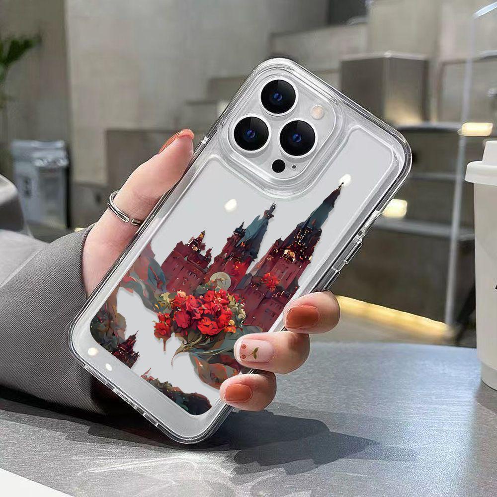 Retro Flower Castle for iPhone16PorMax New Phone Case 13 Apple 12/14 Retro 15