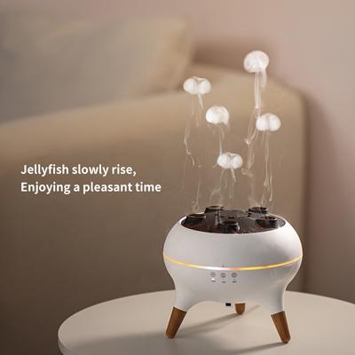 Dynamische Quallen Mehrfachsprüh-Duftmaschine Desktop-Zubehör Luftbefeuchter Zuhause Nebelvolumen Atmosphäre Bunte Lichter Fernbedienung