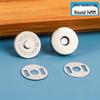 Fibbia a pressione magnetica per borse in pelle: Accessorio Valigia con Bottone Metallico e Chiusura Invisibile.
