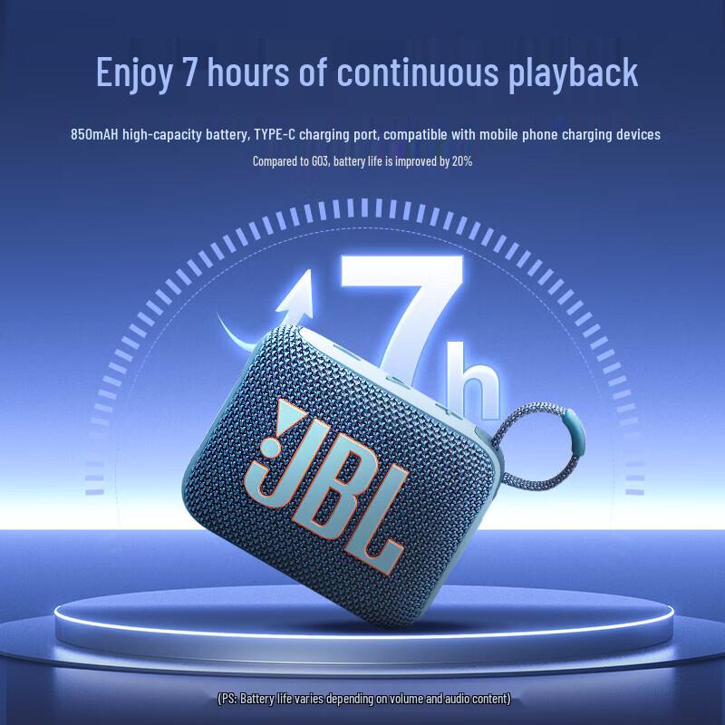 JBL GO4 Portable Bluetooth Speaker CN plug (adapter included)