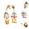 Couple Duck Figurine Statue Modern Decor Resin Ornament Sculpture for