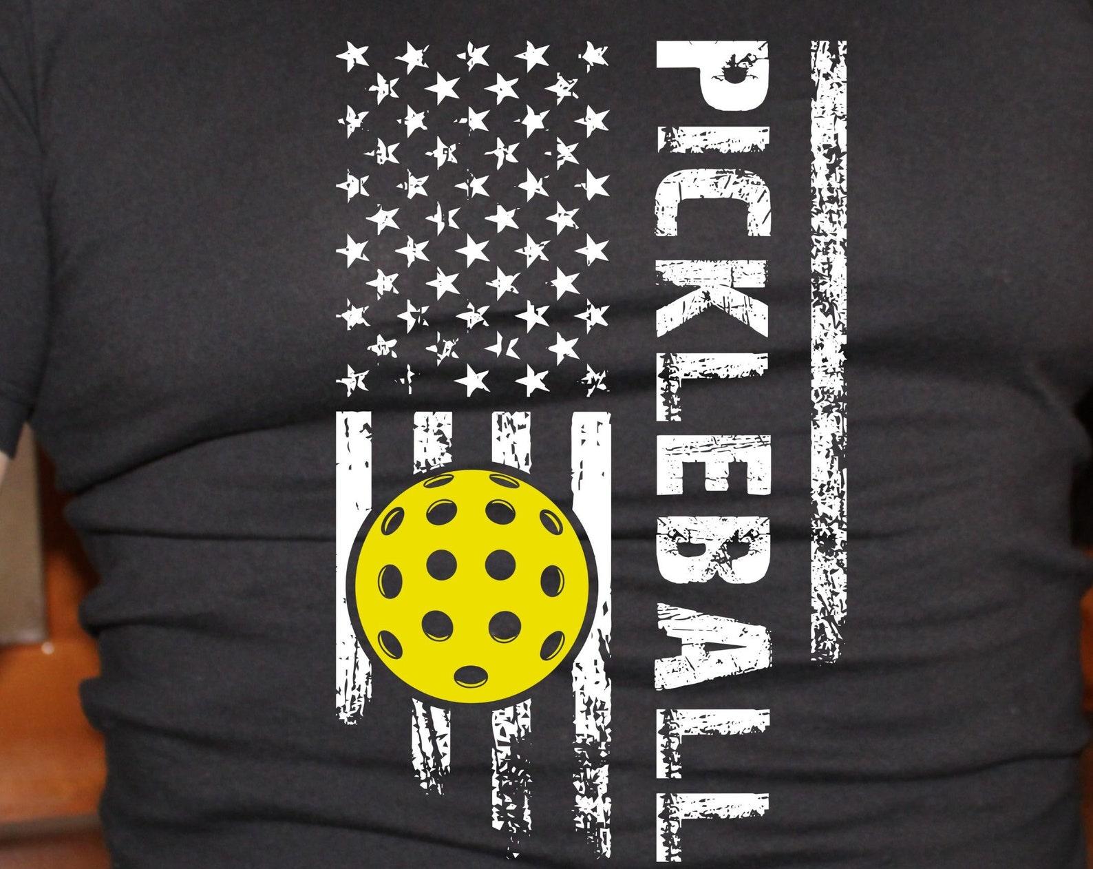 Pickleball, pickleball tshirt, pickleball gift, pickleball shirt, patriotic gift, racquetball tshirt, pickleball player tshirt S