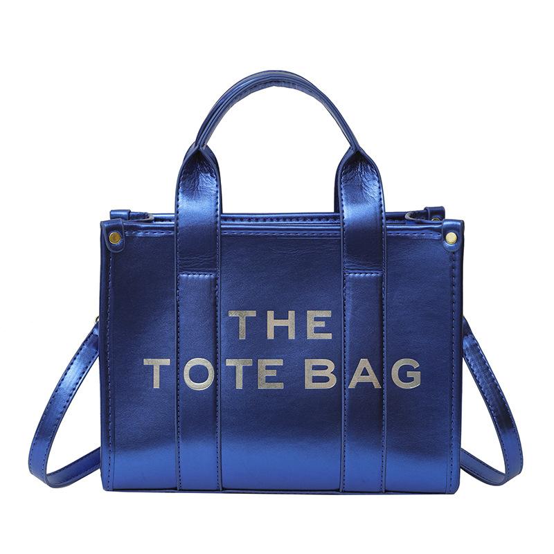 Niche Glossy Design Tote Bag, New Summer Trend Handbag, Fashionable and Simple One-shoulder Crossbody