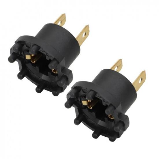 2PCS Low Beam Headlight Socket Male B28V-51-0A3 For Mazda 3 5 Protege 2001-2010