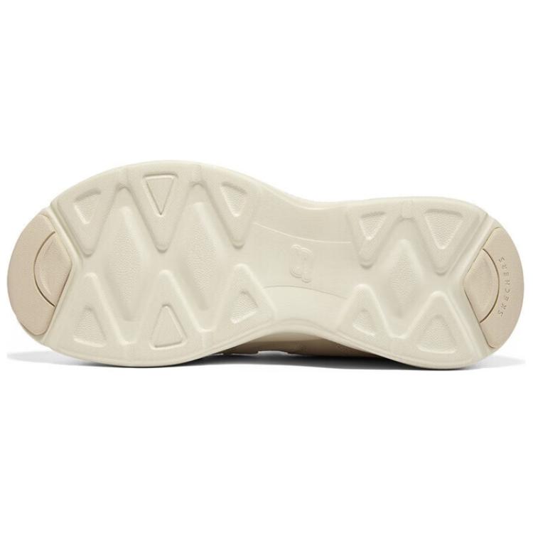 Skechers DLites Airy Mesh Synthetic Leather Lace-Up Low-Top Dad Shoes Men sneakers Off-White 894044-OFWT