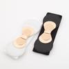 Bow Pair Buckle Elastic Wide Belt Decorative Down Jacket Elastic Waist Seal Slim and Versatile Waist Belt for Women