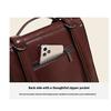 Leather Women's Bag Oil Wax Cowhide Backpack Women's Retro Versatile British College Wind Large Capacity Backpack