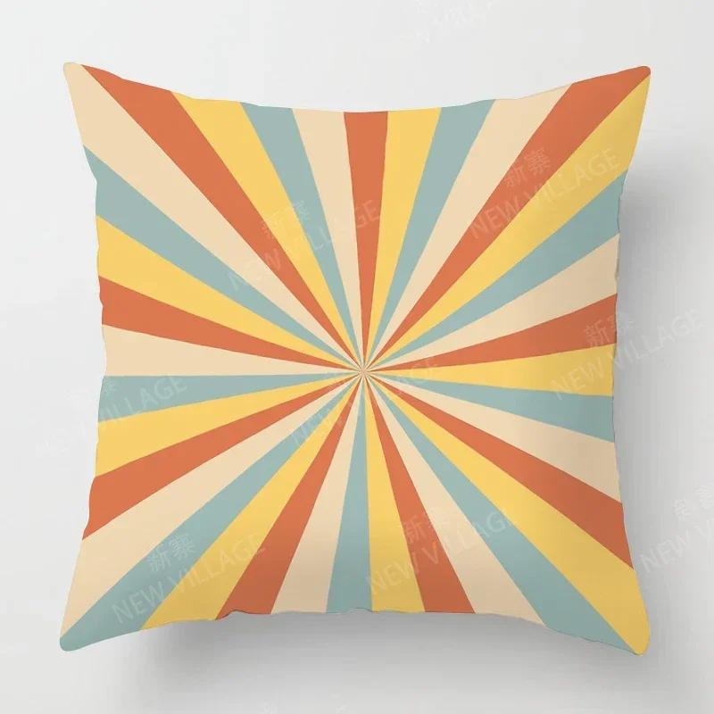 Nordic Fall Home Decor Autumn Throw Pillow Case Sofa Cushion Cover Modern   Geometry