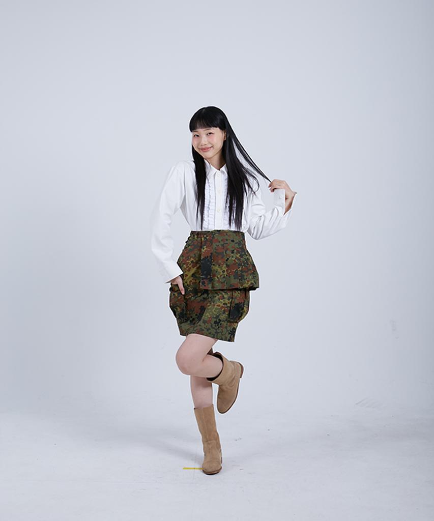 Cotton Rivers Club Cargo Skirt (Camouflage)