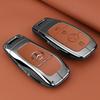 ZJH5   Leather Smart Remote Key Protector Car Key Case Cover For Mercedes Benz A C E S GLC GLE GLB W204 W205 W206 W212 W213 W221 W223