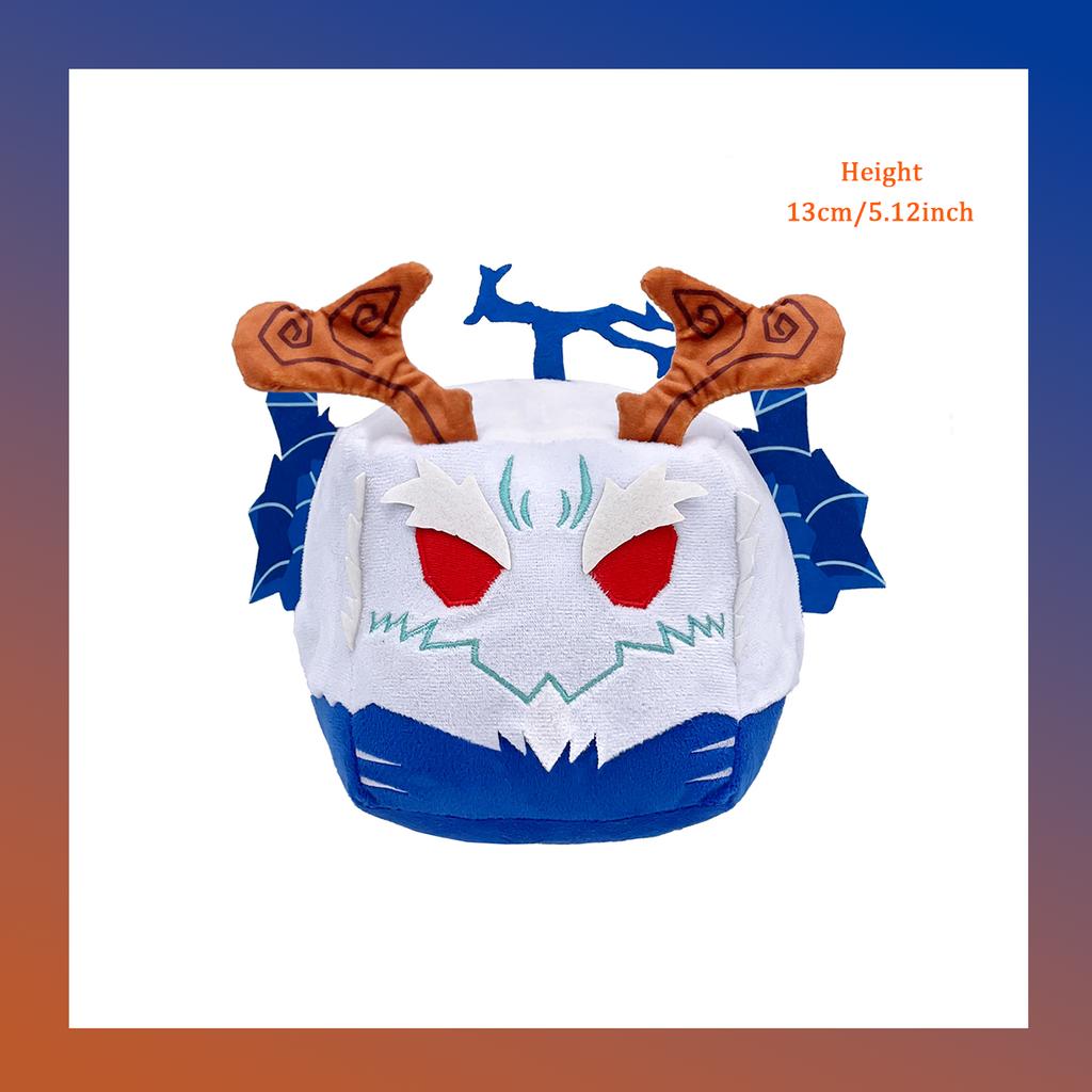 TreasuringU Novos Brinquedos de Pelúcia Frutas Blox Tornam-se Bloco da Sorte Brinquedo de Pelúcia de Jogo Anime Fruta do Diabo Bonecas Macias Presentes de Aniversário para Crianças