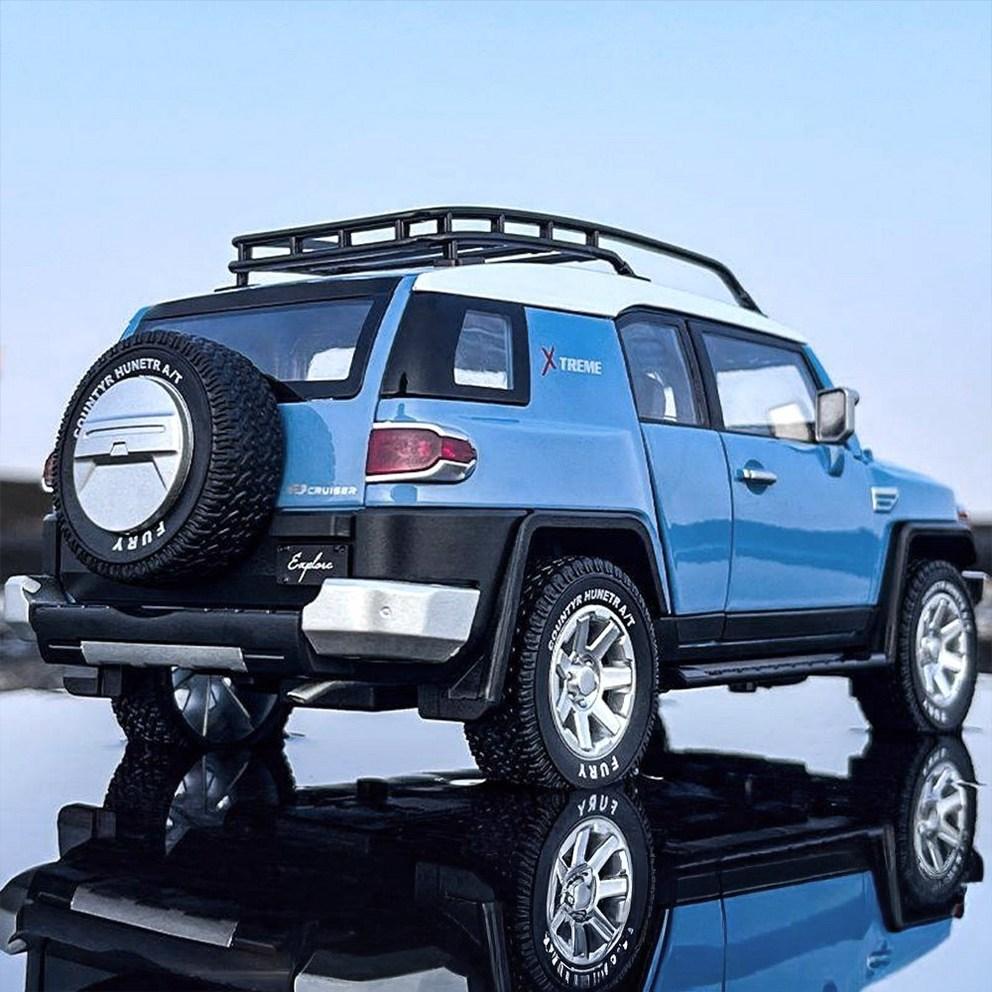 MeinAuto 1:24 Die-Cast-Legierung Toyota FJ Cruiser Modellauto Figur - Schwarz