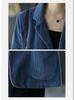 Spring 2023 Women's Corduroy Suit Collar Jacket - Retro Casual Solid Color Long Sleeve Outerwear