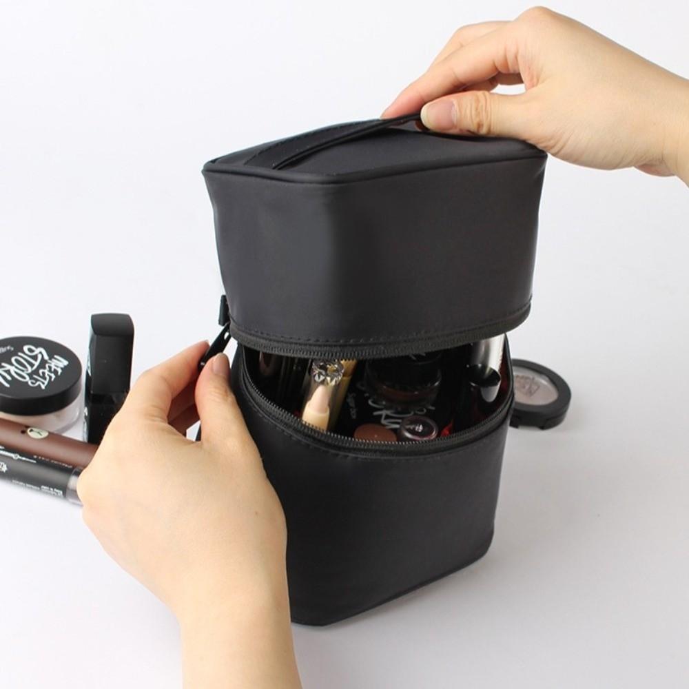 Wielowarstwowa torba do przechowywania na zamek Błyskawiczny Etui kosmetyczne Organizer na kosmetyki i artykuły toaletowe Przenośne kosmetyczki Damskie