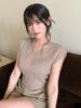 KOOLKITTEN Open Knit Lace-Up Sleeveless Top 3 Colors