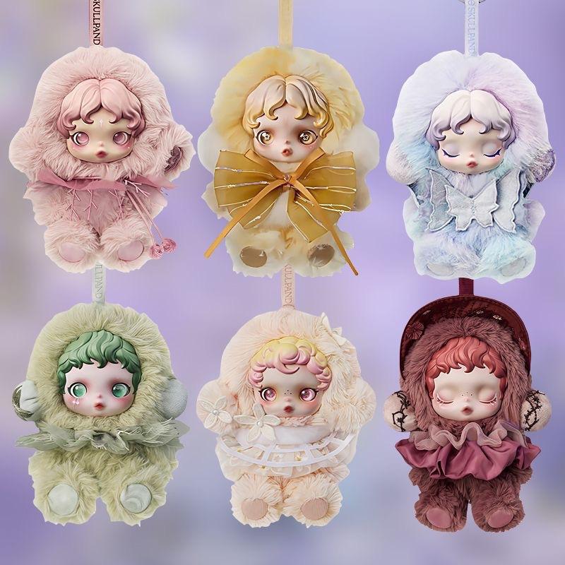 SKULLPANDA Light Weaving Garden Series SP Second Generation Plush Pendant Blind Box with Vinyl Face, High-quality Plush