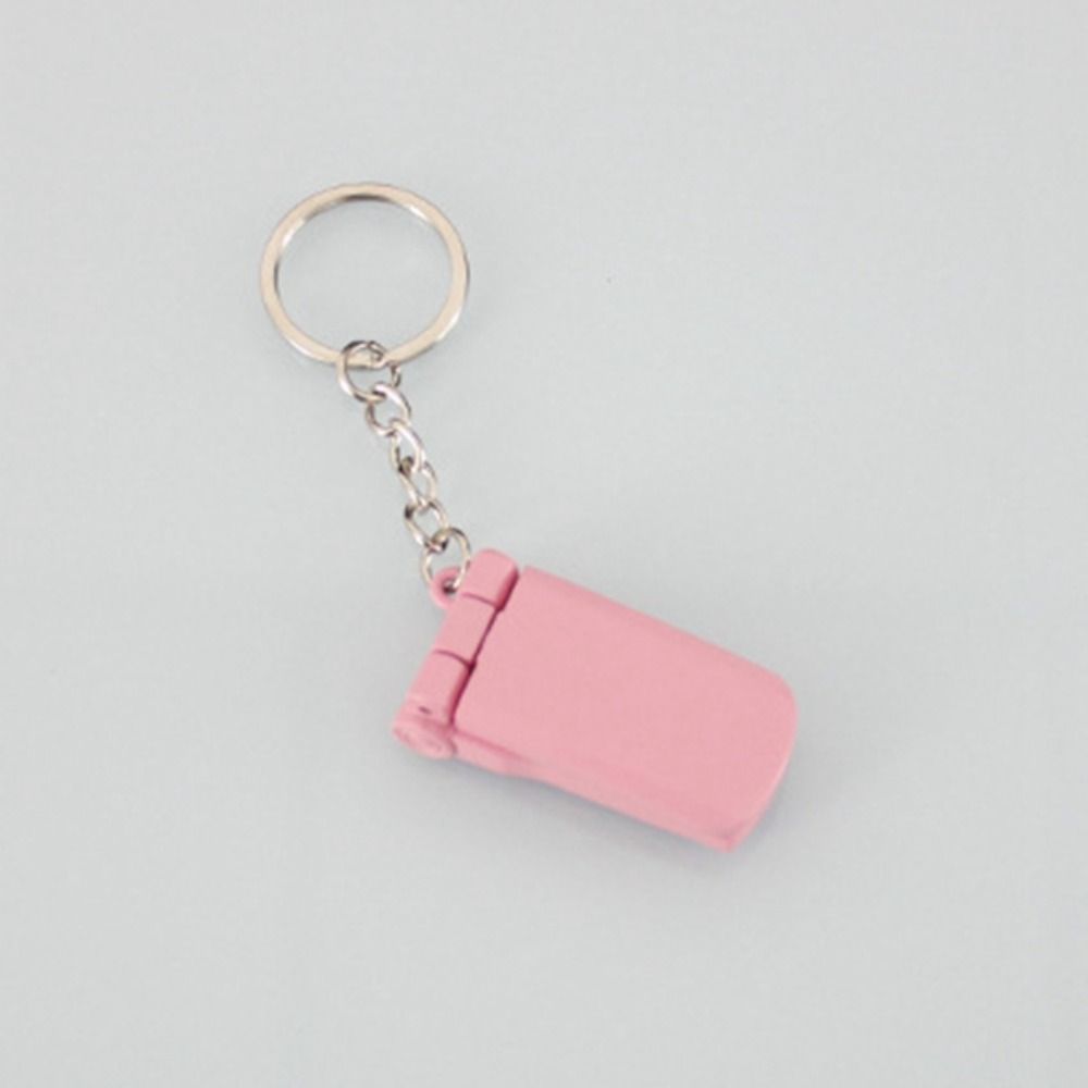 Vintage Phone Model Keychains Mini Car Key Chain Car Key Pendant Cell Phone Figure Key Ring  Couple