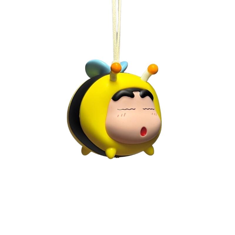 1Pcs Living Room Desktop Cute Doll Honey Bee Crayon Shin Chan Decoration Anime Cute Car Pendant Creative Gift