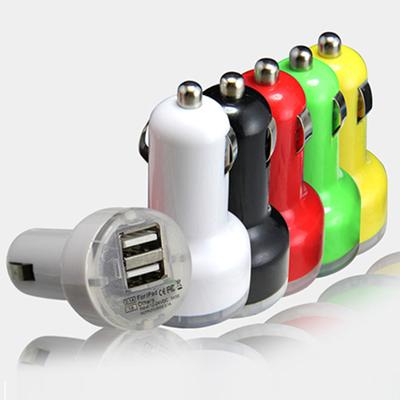 5V 2.1A/1A Double USB Ports Car Power Charger Adapter Auto Charging for Phone