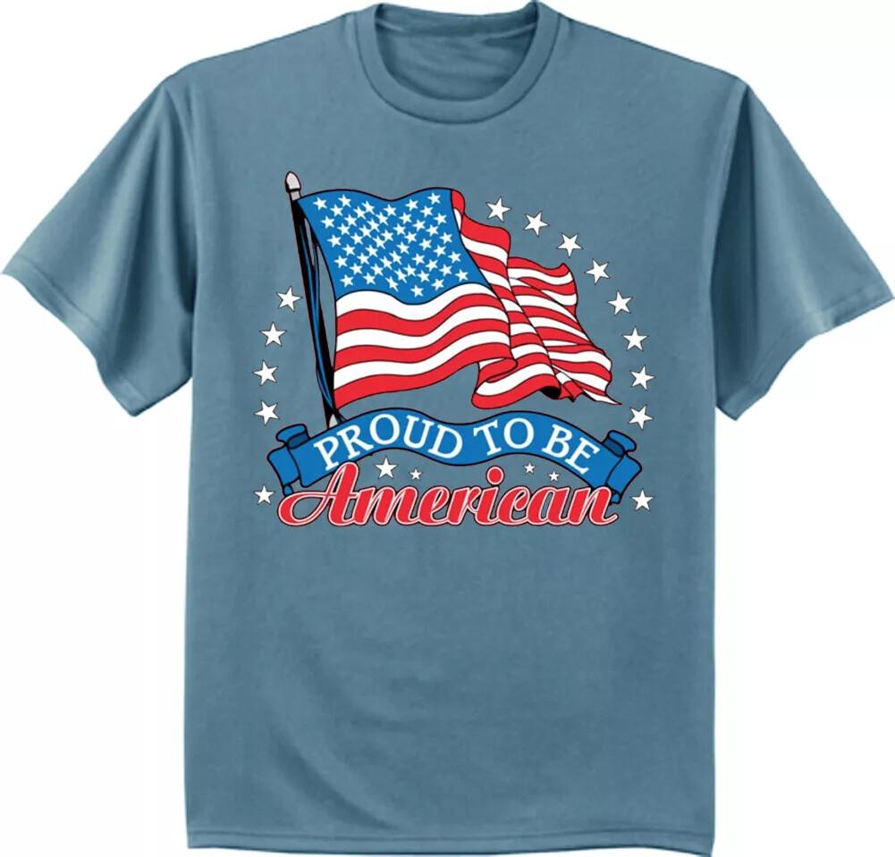 Proud to be American Flag Unisex Gift T-shirt S-4XL XL