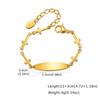 For Children Engrave Custom ID Name Bracelet Heart Cross Chain Stainless Steel Personalized Jewelry Birthday Gift for Girl Boy