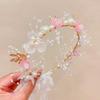 Corona Floreale per la Festa dei Bambini - Cerchietto Perla da Principessa & Accessorio Floreale Stile Foresta