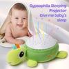Soft Stuffed Sleep LED Night Lamp Stuffed Animal Plush Toys with Music Stars Projector Light Baby Toys for Children Gifts