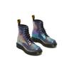 Dr. Martens 1460 Rainbow Ray Suede Durable Waterproof Short Boots Women Boots Purple 26963500