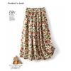 A Summer Artistic and Pastoral Style Fresh and Light Printed Skirt