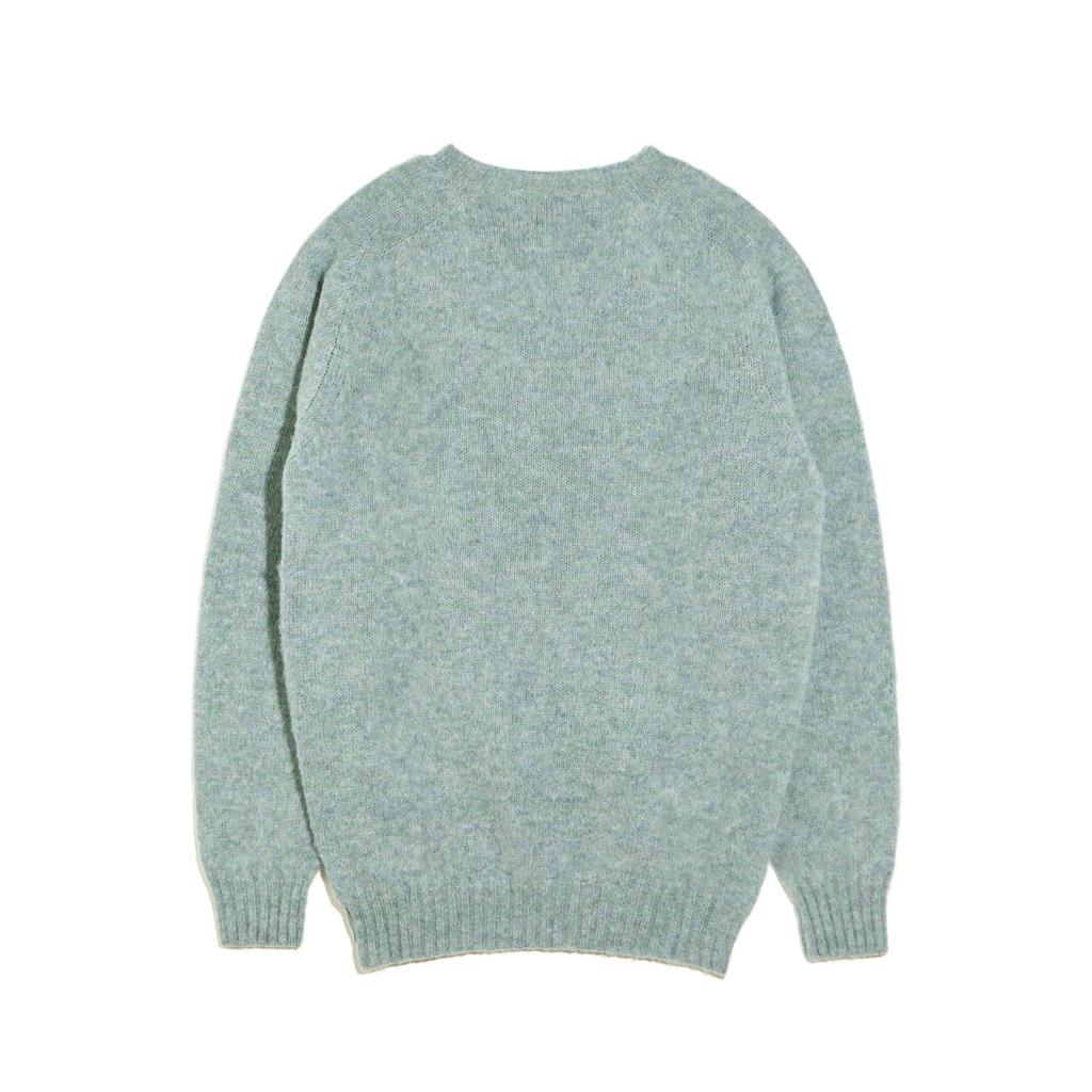 Halliobeuseukoteullaendeu Shaggy Dog Crew Neck Sweater - Sea Pearl
