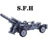 MOC WW2  Green Gas Mask  Military Soldiers Accessories Warfare Motorcycles Ammunition Box Equipment  Bricks Toys Kids Gift