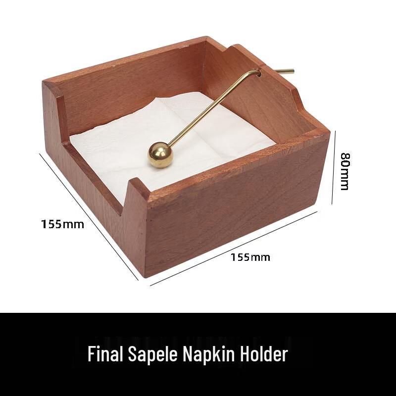 Solid Wood Minimalist Tissue Box