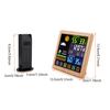 Cordless Weather Station Color Touchscreen Weather Clock Thermometer Hygrometer with Remote Sensor Temperature Humidity Meter