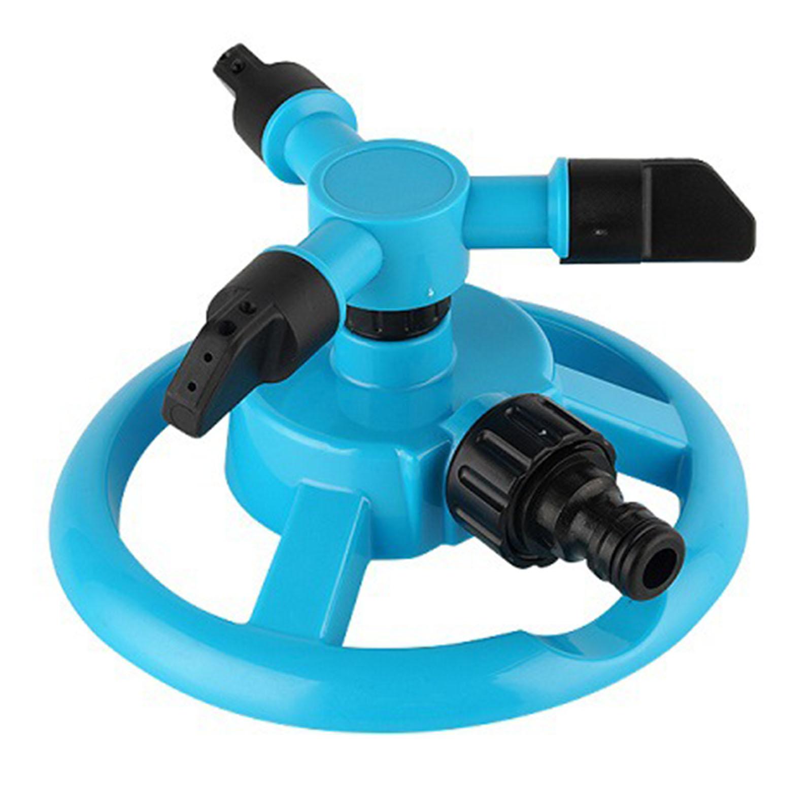 

360 Degree Rotating Water Sprinklers Multi-Purpose Quick Coupling Lawn Watering Nozzle for Washing Courtyard & Cooling Outdoor синій