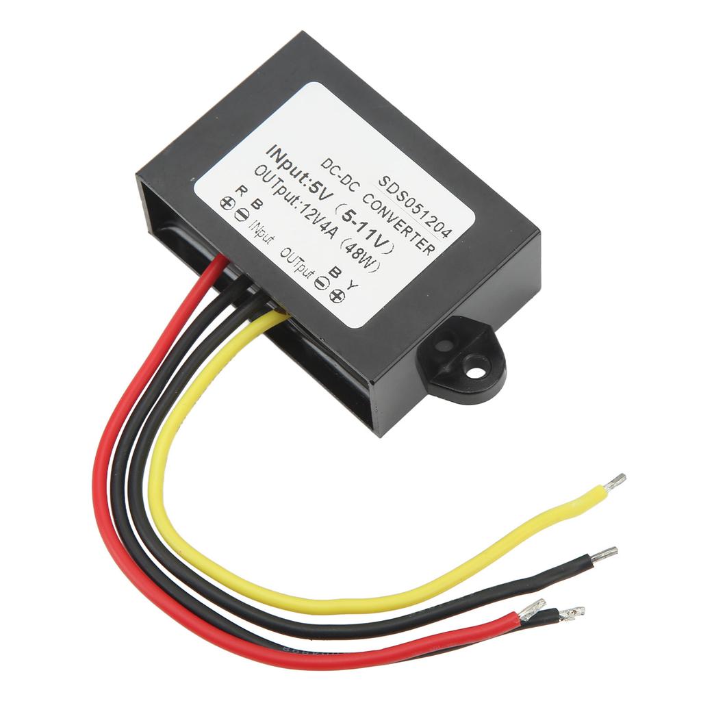 DC DC 5V 5‑11V To 12V 4A Waterproof Boost Converter Overvoltage Protection DC Voltage Regulator