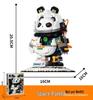 Not Yet Bricks: Semi-Mecha Space Astronaut Panda - Educational Building Block Toy