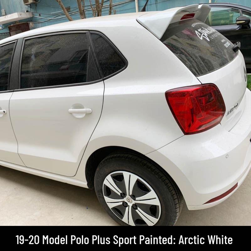 Compatible Rear Spoiler for Polo 06-21 Models: 19 Polo No-Drill Top Tail Modification