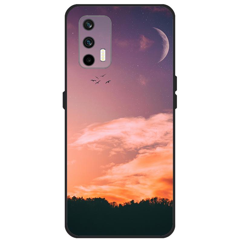 Funda Para Realme GT 5G Funda RMX2202 Cubierta Trasera de Silicona Suave Para OPPO Realme GT 5G 6.43 pulgadas Dibujos Animados TPU Parachoques de Teléfono Bolsas Estuche