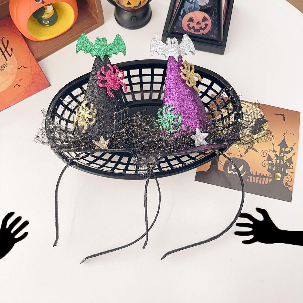 Bat Bat Headband Star Pumpkin Hairband Funny Halloween Hair Hoop  Female/Children