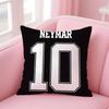 NJR NNNeymar Cushion Cover Pillowcase Short Plush Invisible zipper Room Sofa Cushion Cover