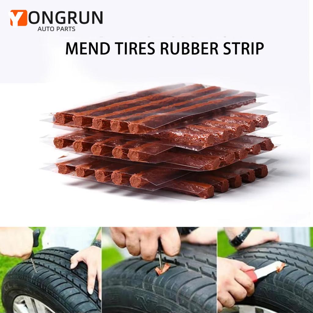10/20/50pcs Used For Repairing Motorcycle And Car Tire Bursts Car Tire Repair Rubber Strips Universal Synthetic Rubber Strips