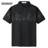 Mark Fairwhale Men's Tie-Dye Gradient Embroidered Polo Shirt