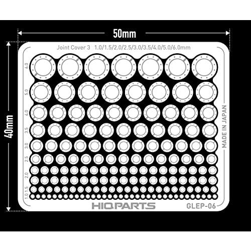 HiQ Parts G-Rep 06 1 Sheet Plastic Model Parts GLEP-06