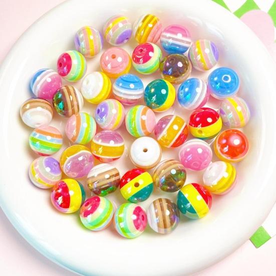 Beads DIY Material Striped Contrast Color Sweet Color Smooth Bracelet Necklace Artifact Material