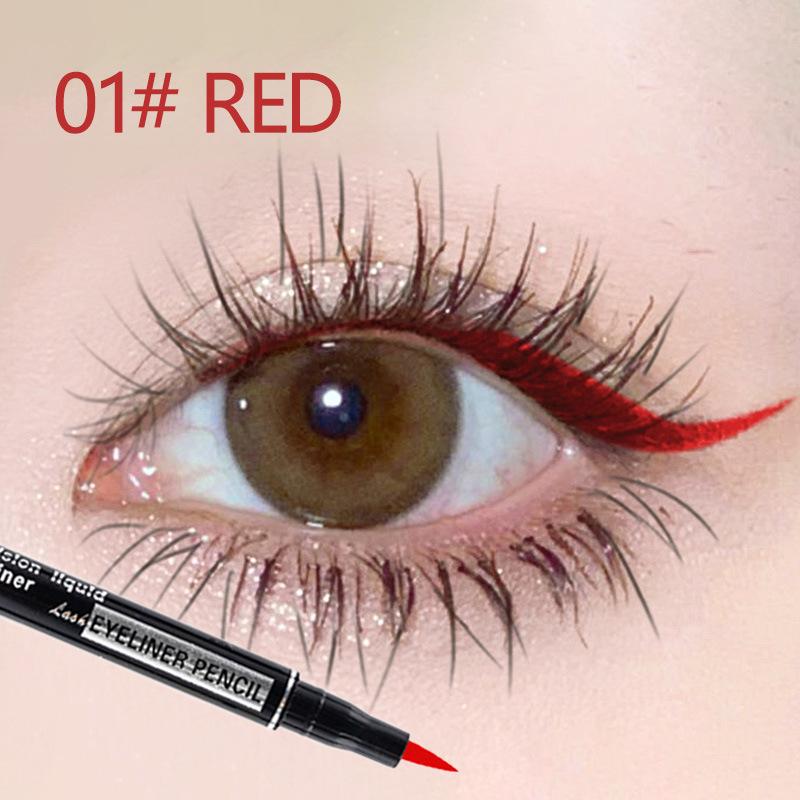1pcs Colorful Precision Liquid Eyeliner Pens - Long-lasting Waterproof Smudge-proof For Beginners